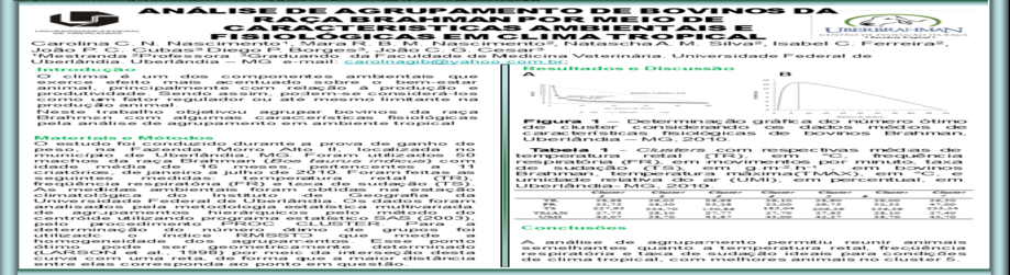 Análise de Agrupamento de Bovinos da Raça Brahman Por Meio de Características Ambientais e Fisiológicas Em Clima Tropical